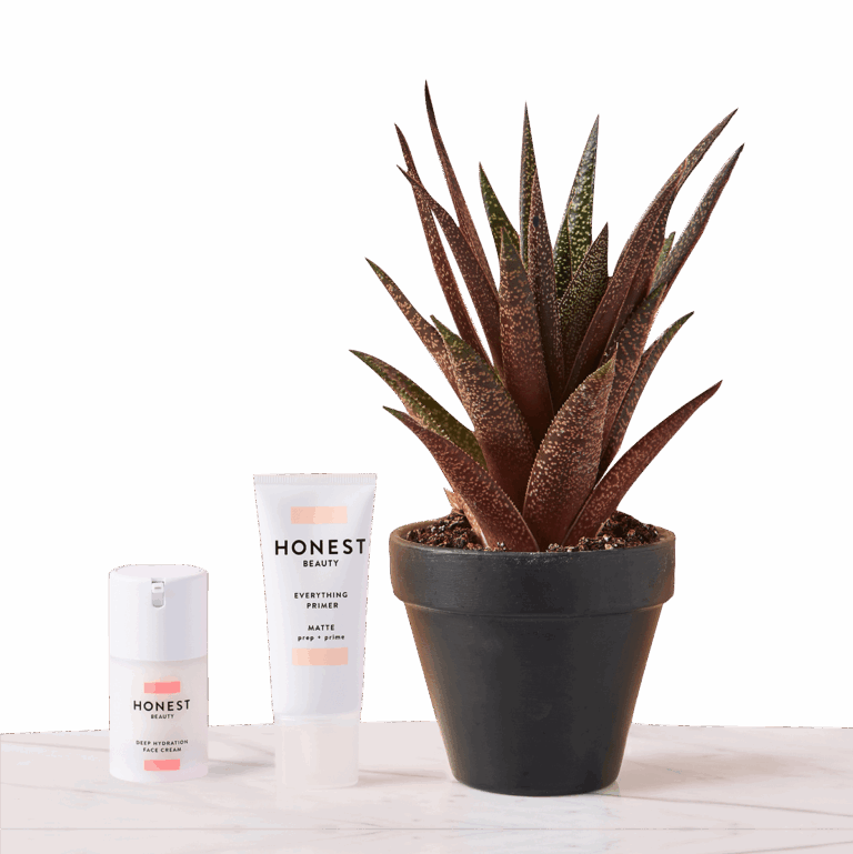Beauty kit skincare set on display