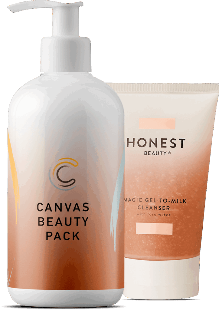 Skincare product range overview