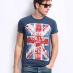 Blue Round-Neck Tshirt