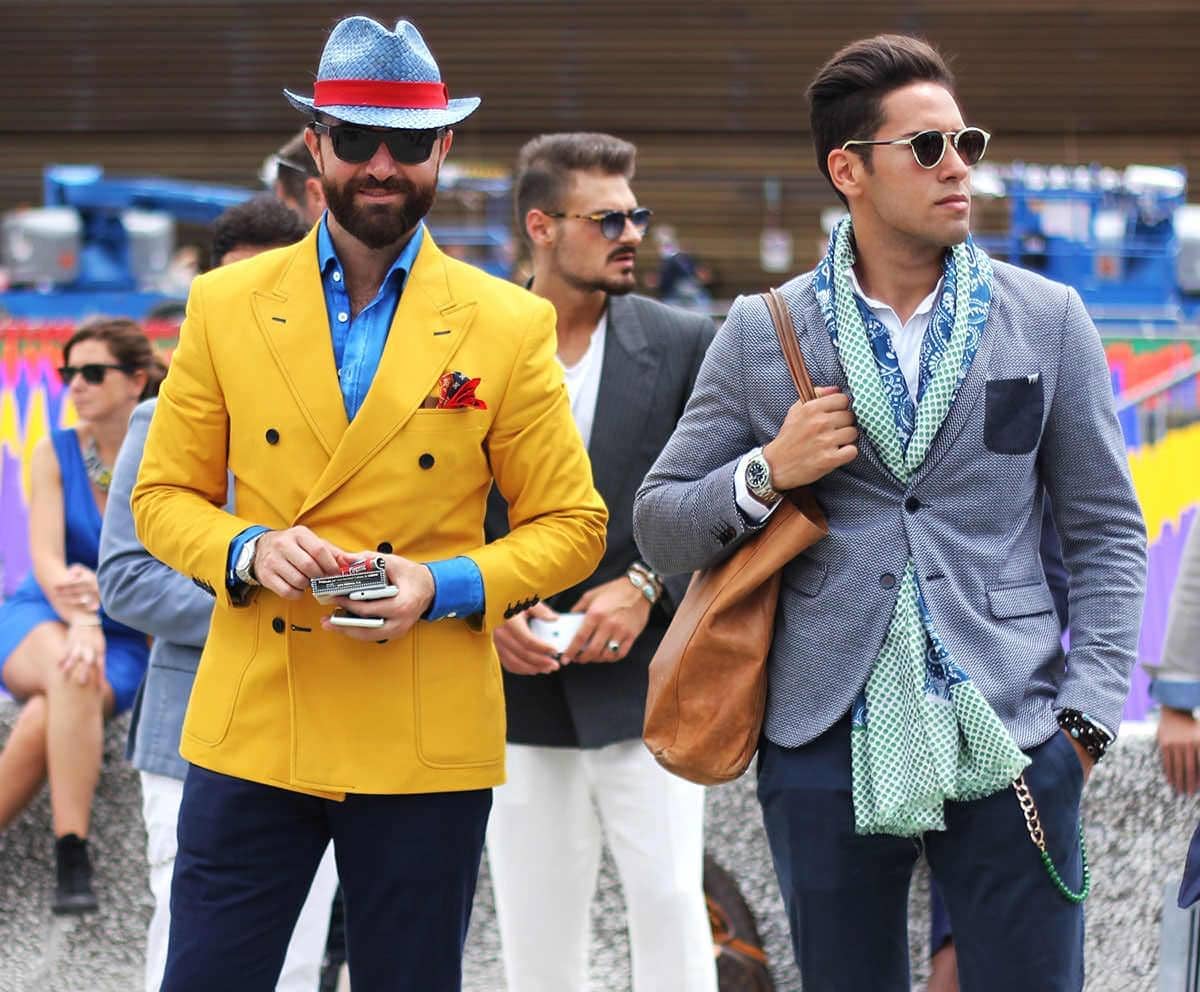 Fashion outfit with clickable product hotspot markers