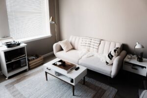 Sparkling clean living room