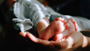 Child being cared for at home
