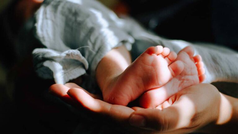 Child being cared for at home