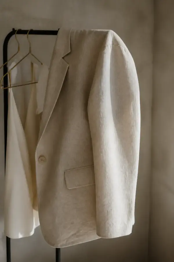 Ivory Linen Blazer