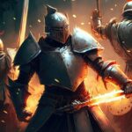 In-game scene: ruined citadel