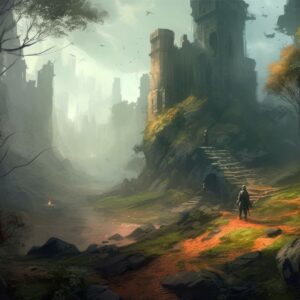 In-game scene: throne hall