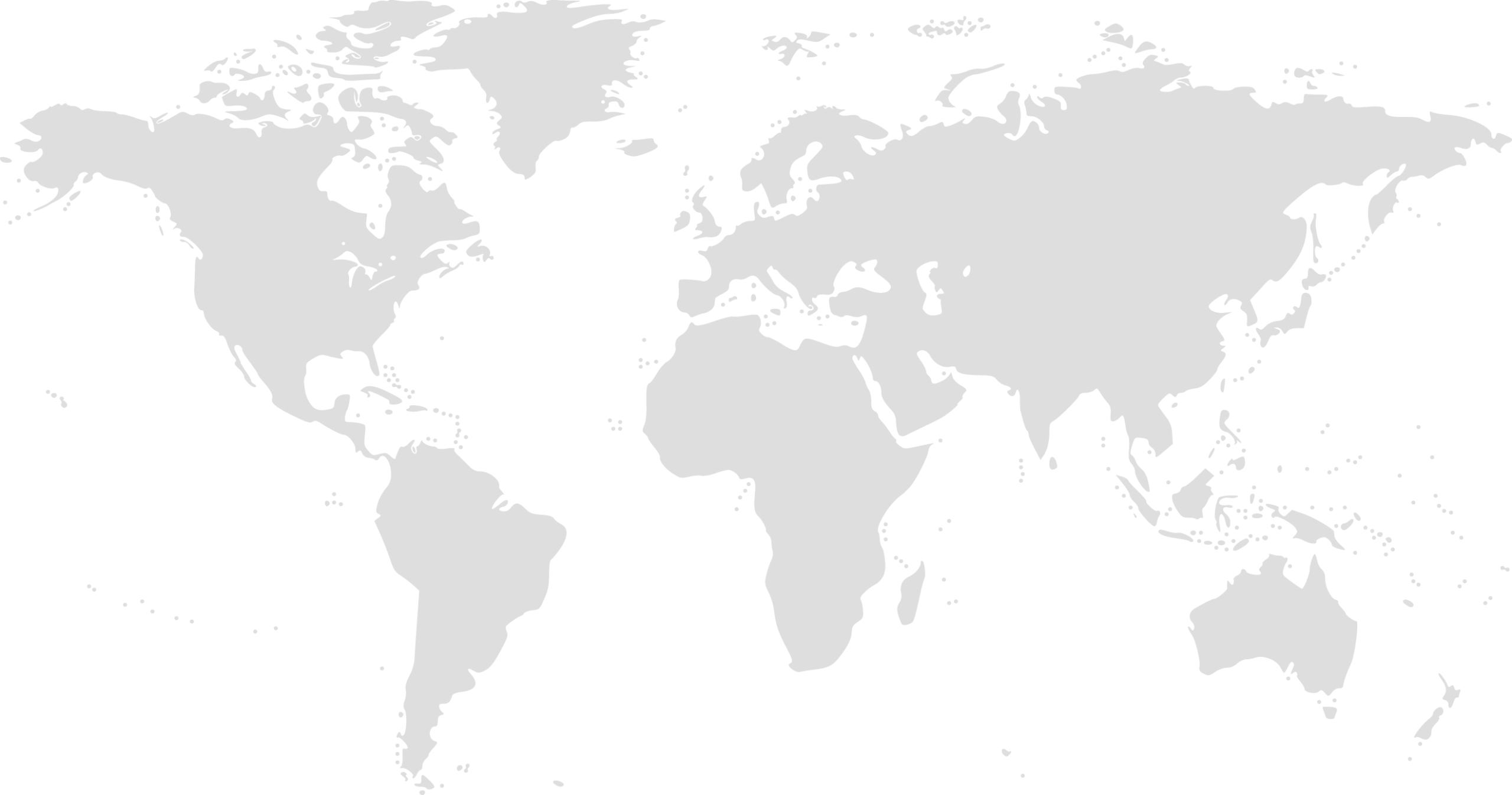 Global data center network map