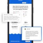 Person using the wallet app