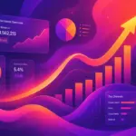 CanvasPulse analytics dashboard showing colorful data charts