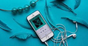 Music blog listening session