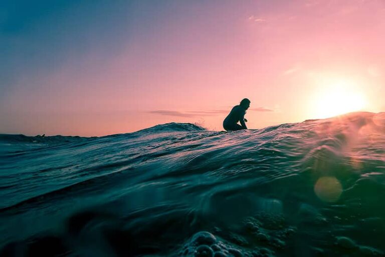 Surfing on Sunset