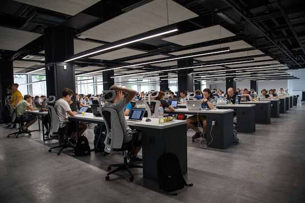 Coworking office space for lease