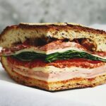Super green vegan quinoa sandwich