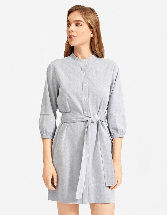 The Cotton Weave Shirtdress