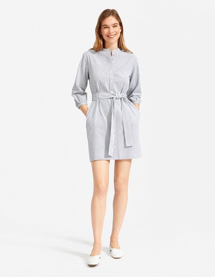 The Cotton Weave Shirtdress
