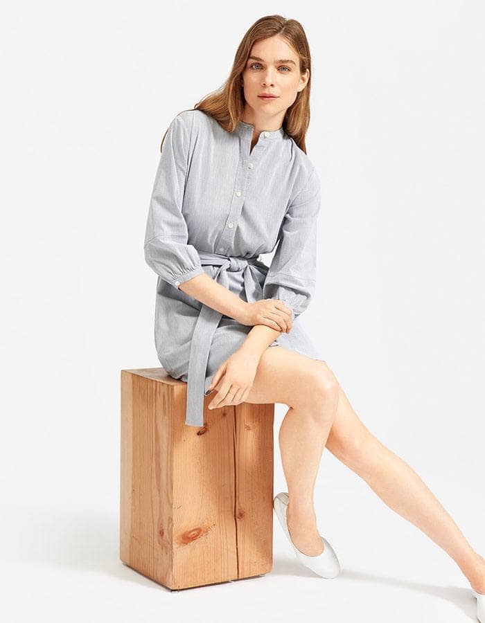 The Cotton Weave Shirtdress